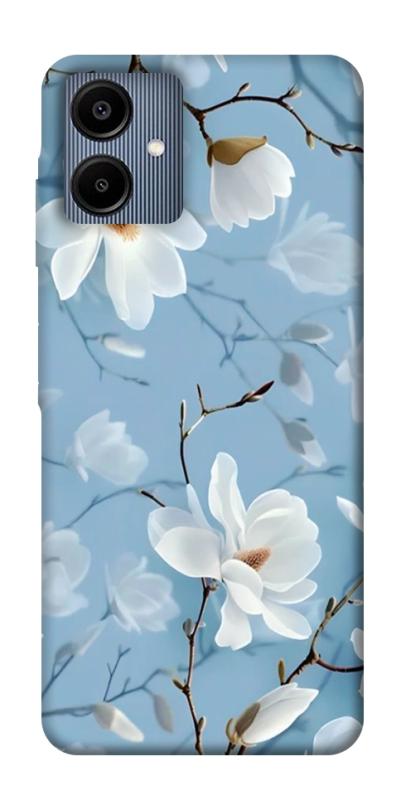 Чохол itsPrint Cold white для Samsung Galaxy A06, квіти, купити оптом з доставкою