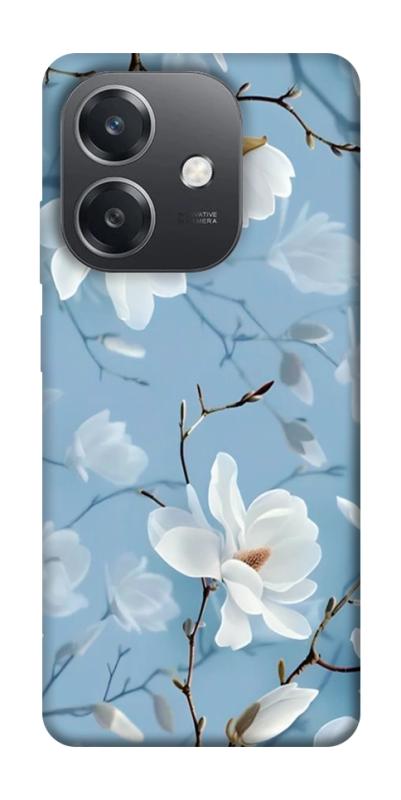 Чехол itsPrint Cold white для Oppo A3 4G, цветы, купить оптом с доставкой