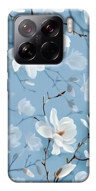 Чехол itsPrint Cold white для Xiaomi 15 Pro, цветы, купить оптом с доставкой