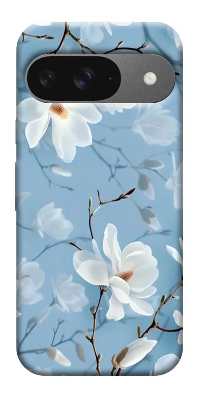 Чехол itsPrint Cold white для Google Pixel 10, цветы, купить оптом с доставкой