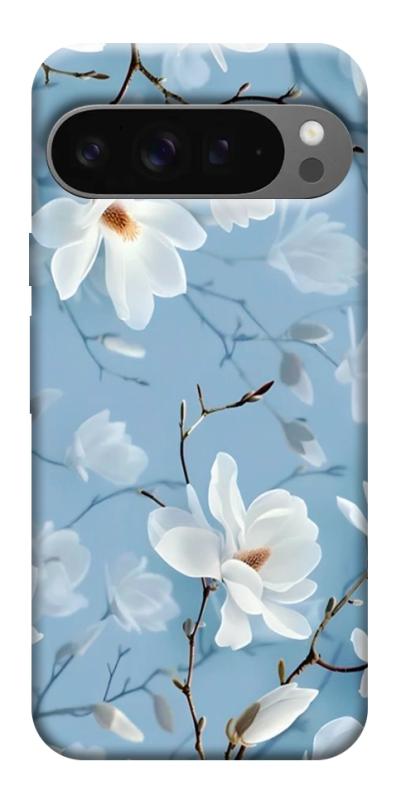 Чехол itsPrint Cold white для Google Pixel 10 Pro XL, цветы, купить оптом с доставкой