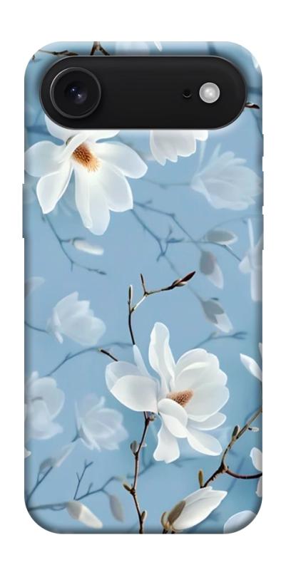 Чехол itsPrint Cold white для Apple iPhone 17 Air (6.5"), цветы, купить оптом с доставкой