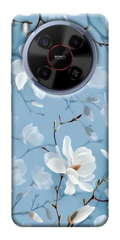 Чохол itsPrint Cold white для ZTE Nubia V70 Max, квіти, купити оптом з доставкою