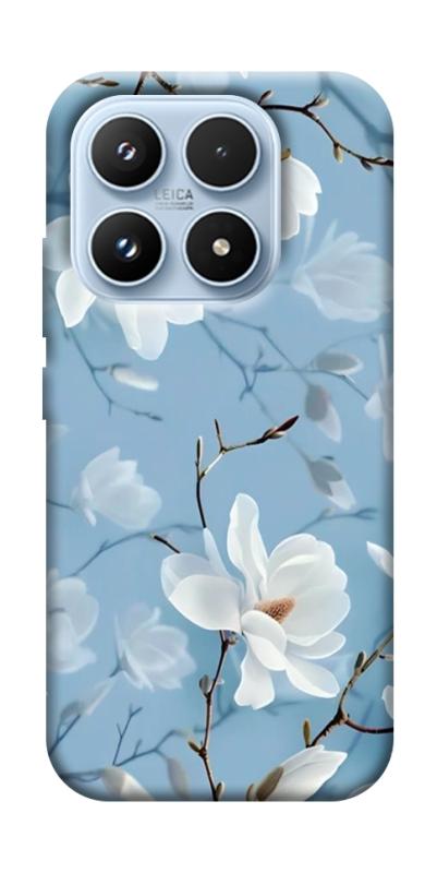 Чехол itsPrint Cold white для Xiaomi 17 Pro, цветы, купить оптом с доставкой