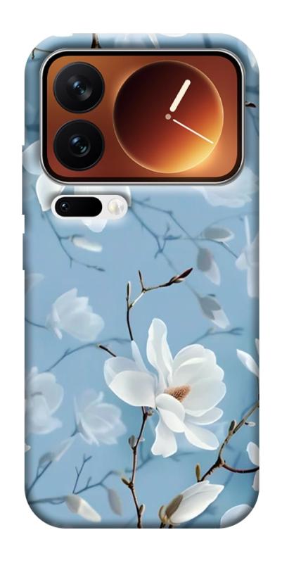 Чехол itsPrint Cold white для Xiaomi 17 Pro Max, цветы, купить оптом с доставкой