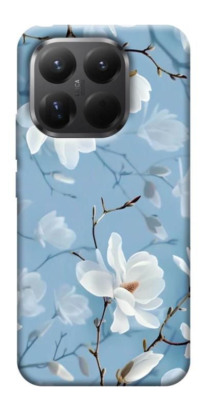 Чехол itsPrint Cold white для Xiaomi 15T Pro, цветы, купить оптом с доставкой