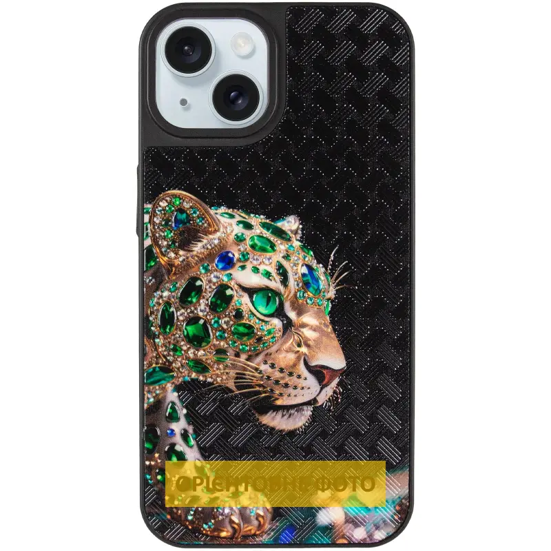 Чехол TPU+PC Crystal Hunt with Magnetic Fit для Apple iPhone 13 / 14 (6.1"), Black 1, TPU+PC, купить оптом с доставкой