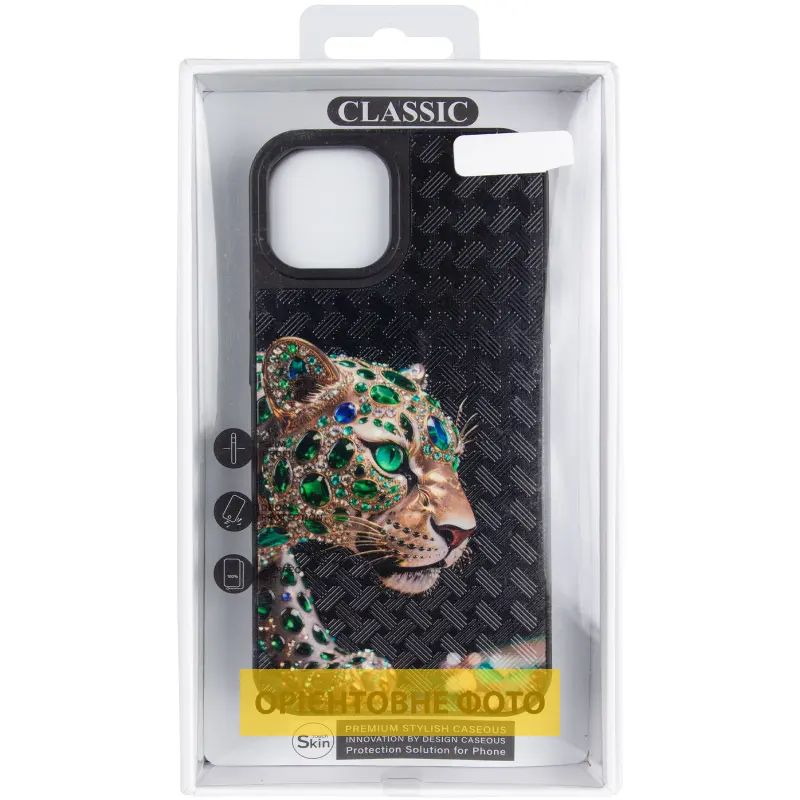 Чехол TPU+PC Crystal Hunt with Magnetic Fit для Apple iPhone 13 / 14 (6.1"), Black 2, TPU+PC, купить оптом с доставкой