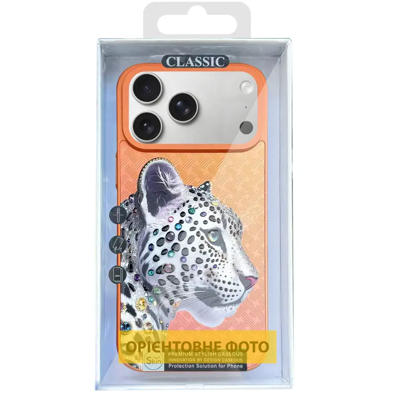 Чехол TPU+PC Crystal Hunt with Magnetic Fit для Apple iPhone 16 (6.1"), Orange 1, TPU+PC, купить оптом с доставкой
