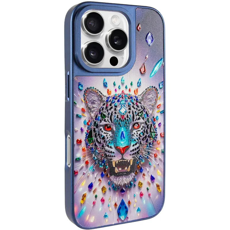 Чехол TPU+PC Crystal Hunt with Magnetic Fit для Apple iPhone 16 Pro (6.3"), Blue, TPU+PC, купить оптом с доставкой
