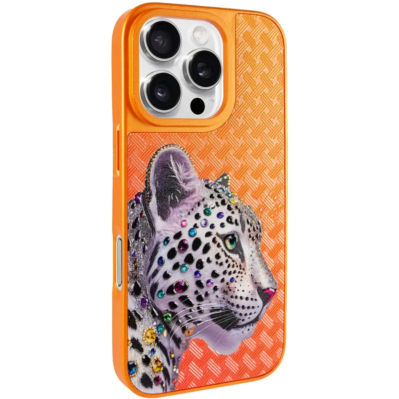 Чехол TPU+PC Crystal Hunt with Magnetic Fit для Apple iPhone 16 Pro (6.3"), Orange, TPU+PC, купить оптом с доставкой