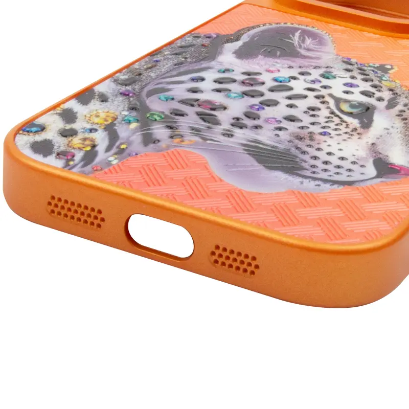 Чехол TPU+PC Crystal Hunt with Magnetic Fit для Apple iPhone 16 Pro (6.3"), Orange 4, TPU+PC, купить оптом с доставкой