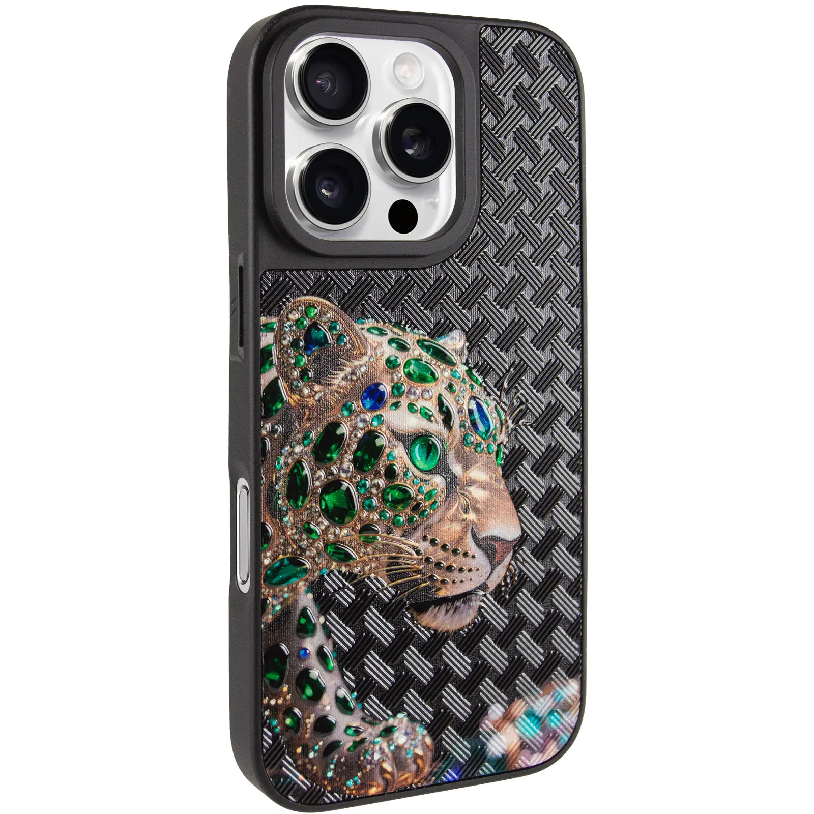 Чехол TPU+PC Crystal Hunt with Magnetic Fit для Apple iPhone 16 Pro Max (6.9"), Black, TPU+PC, купить оптом с доставкой