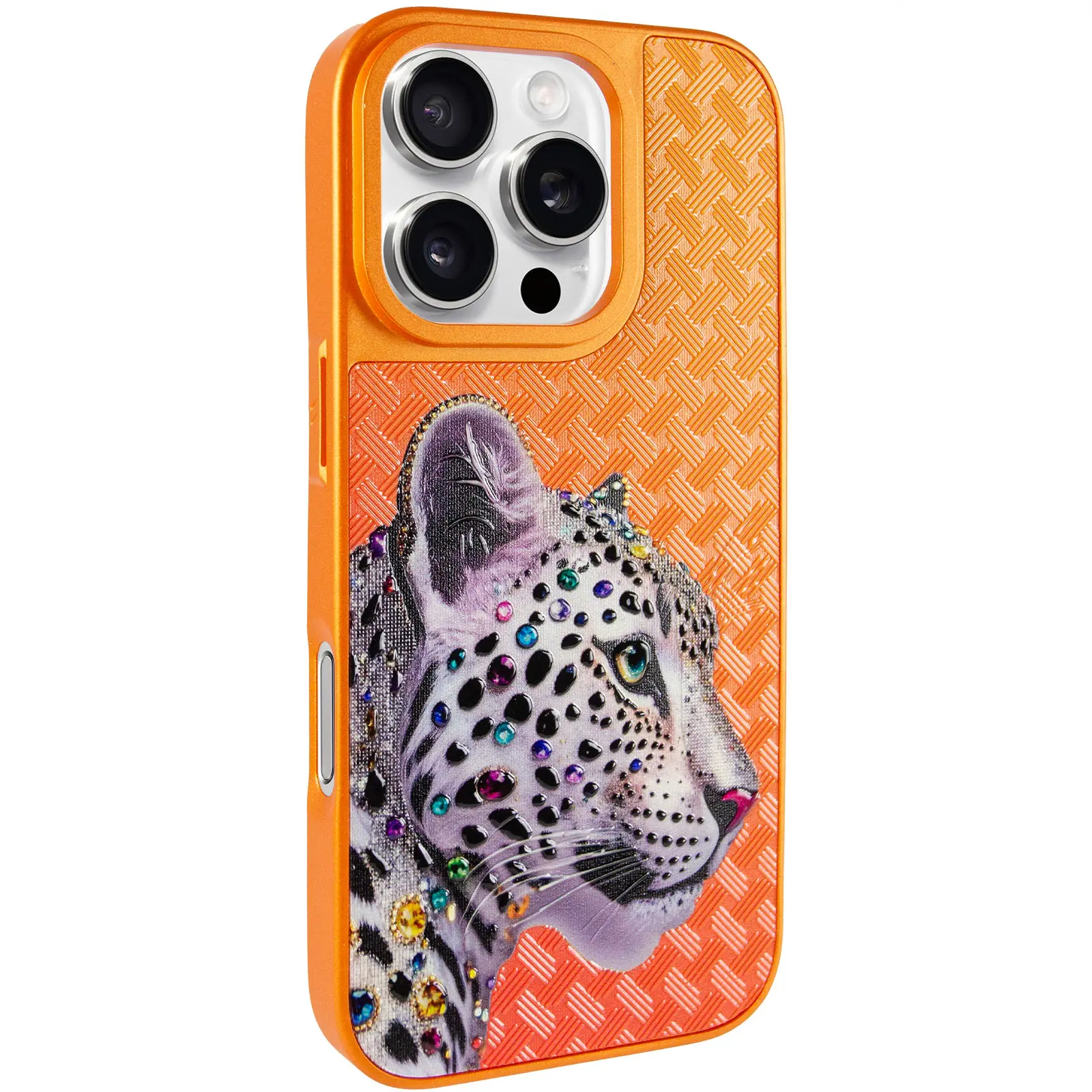 Чехол TPU+PC Crystal Hunt with Magnetic Fit для Apple iPhone 16 Pro Max (6.9"), Orange, TPU+PC, купить оптом с доставкой