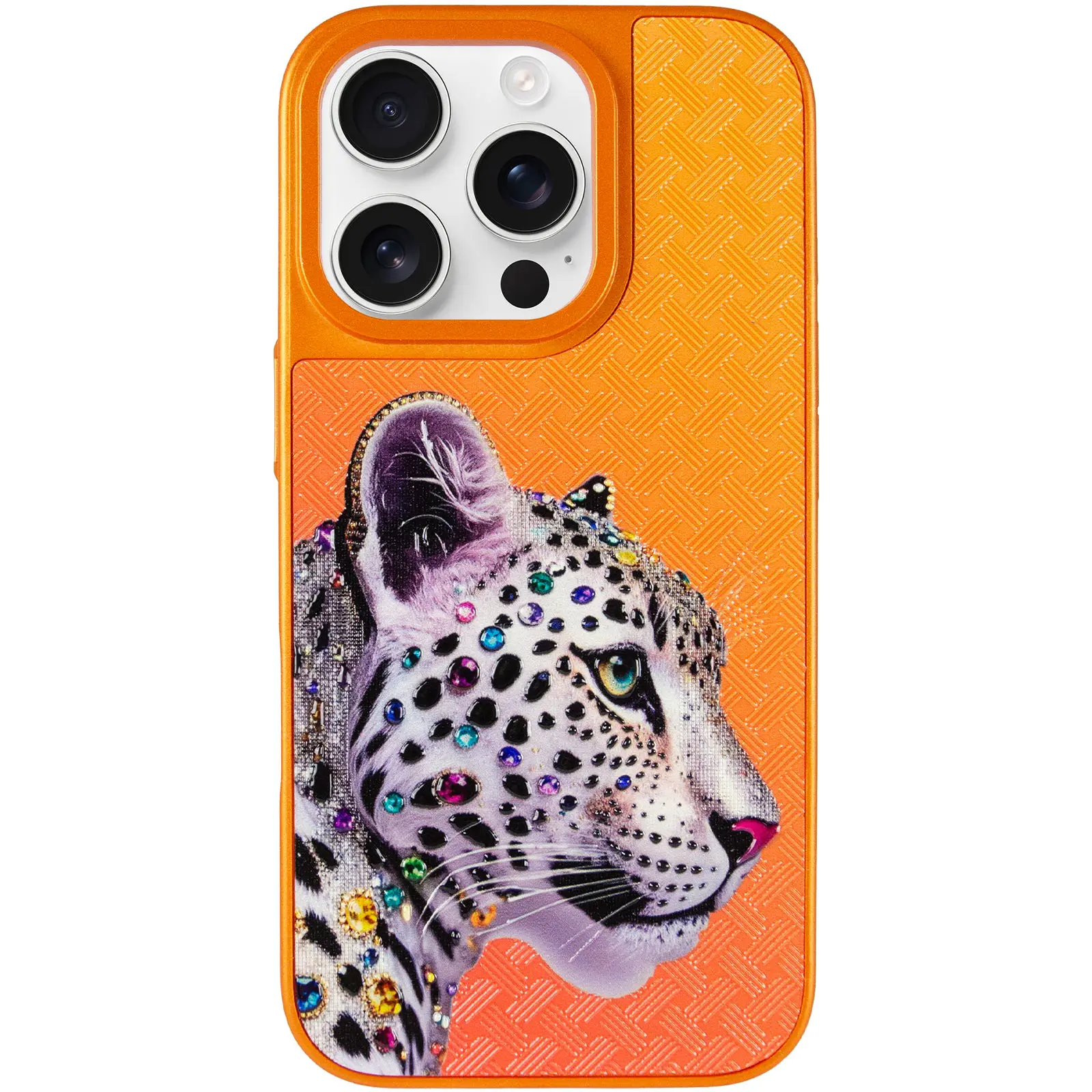 Чехол TPU+PC Crystal Hunt with Magnetic Fit для Apple iPhone 16 Pro Max (6.9"), Orange 1, TPU+PC, купить оптом с доставкой