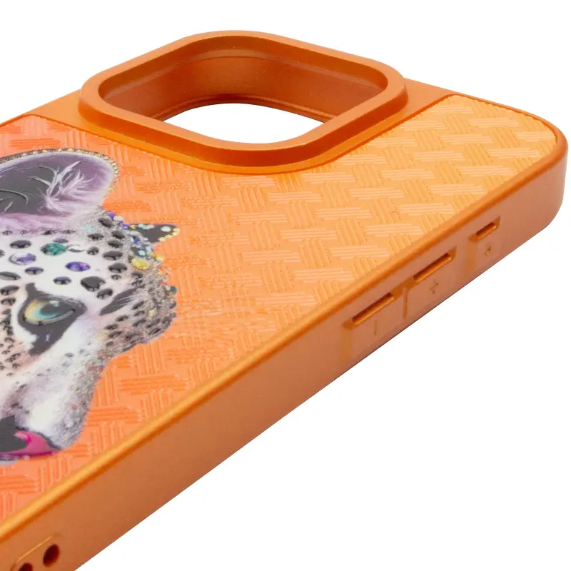 Чехол TPU+PC Crystal Hunt with Magnetic Fit для Apple iPhone 16 Pro Max (6.9"), Orange 3, TPU+PC, купить оптом с доставкой