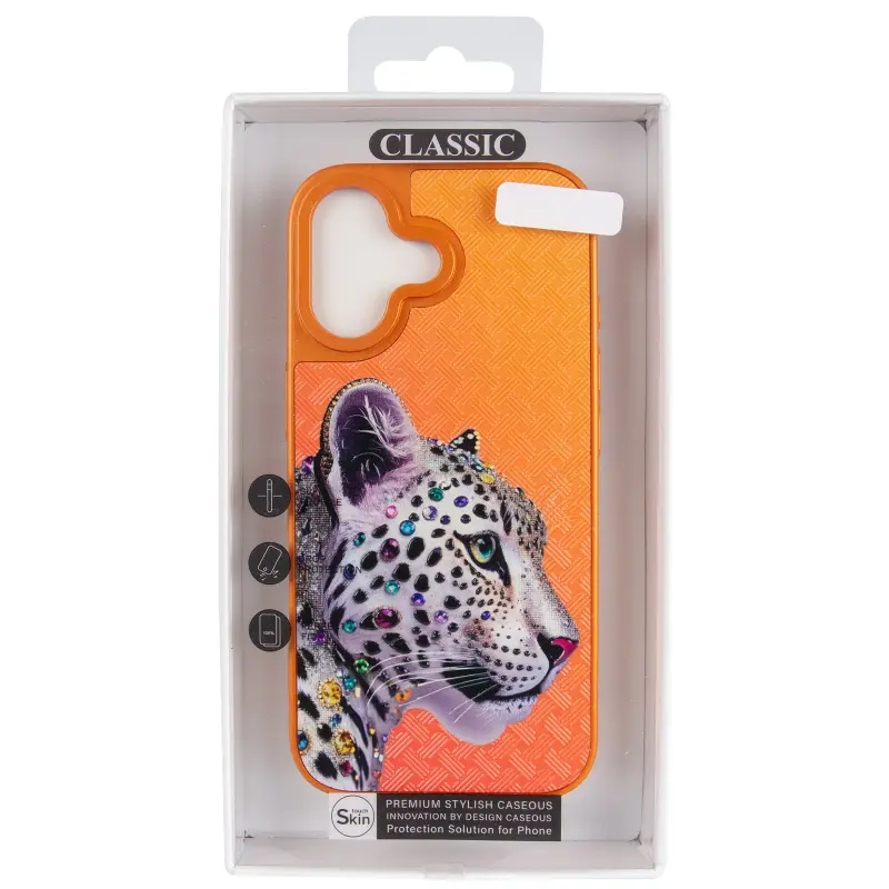 Чехол TPU+PC Crystal Hunt with Magnetic Fit для Apple iPhone 17 (6.3"), Orange 5, TPU+PC, купить оптом с доставкой