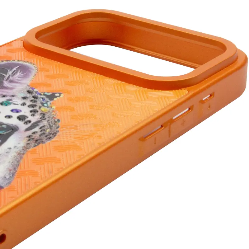 Чехол TPU+PC Crystal Hunt with Magnetic Fit для Apple iPhone 17 Pro (6.3"), Orange 2, TPU+PC, купить оптом с доставкой