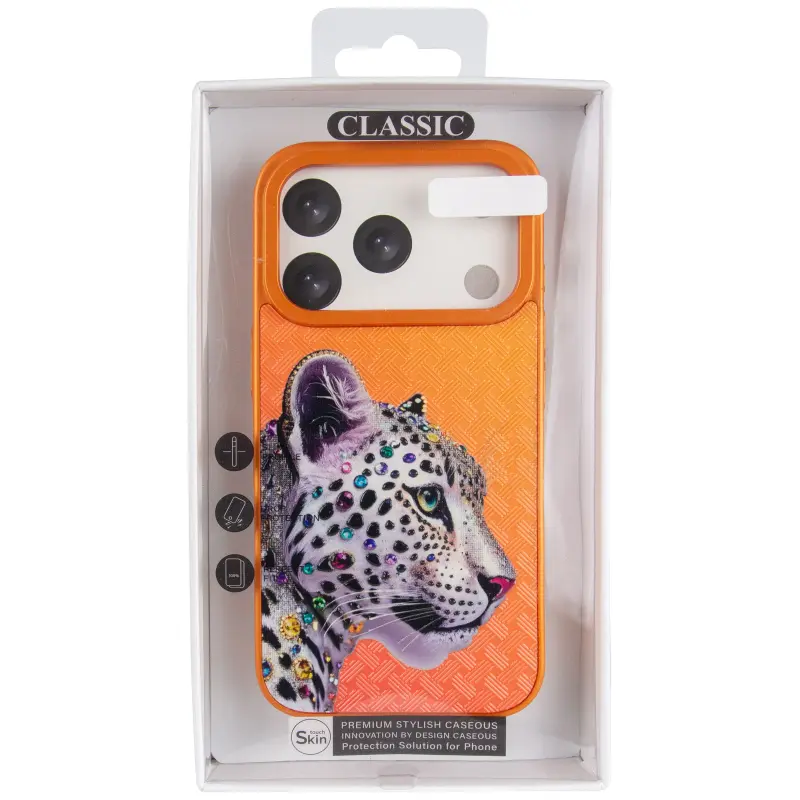 Чехол TPU+PC Crystal Hunt with Magnetic Fit для Apple iPhone 17 Pro (6.3"), Orange 4, TPU+PC, купить оптом с доставкой