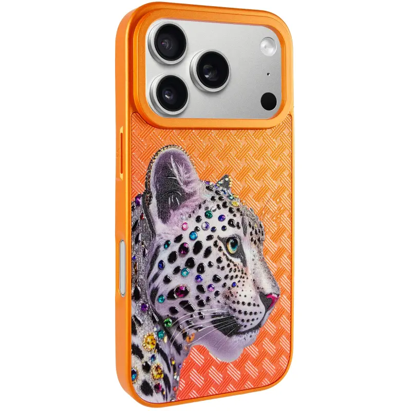 Чехол TPU+PC Crystal Hunt with Magnetic Fit для Apple iPhone 17 Pro Max (6.9"), Orange, TPU+PC, купить оптом с доставкой