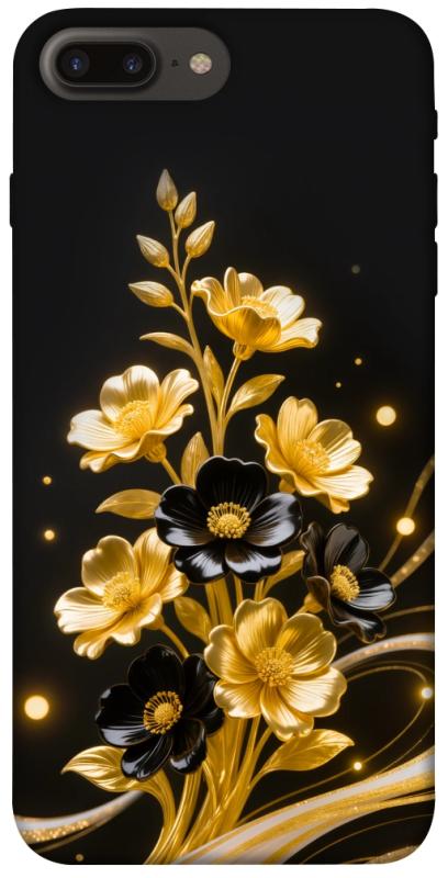 Чехол itsPrint Golden shine для Apple iPhone 7 plus / 8 plus (5.5"), цветы, купить оптом с доставкой