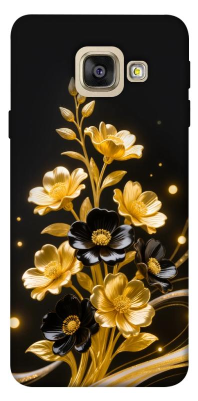 Чехол itsPrint Golden shine для Samsung A520 Galaxy A5 (2017), цветы, купить оптом с доставкой