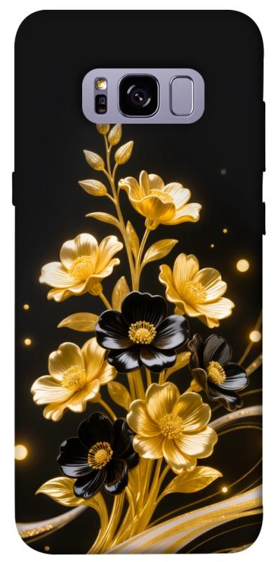Чехол itsPrint Golden shine для Samsung G955 Galaxy S8 Plus, цветы, купить оптом с доставкой