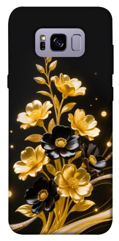 Чехол itsPrint Golden shine для Samsung G955 Galaxy S8 Plus, цветы, купить оптом с доставкой