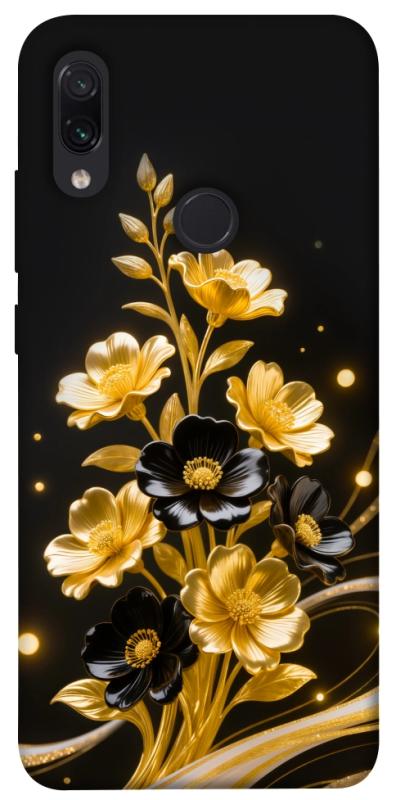 Чехол itsPrint Golden shine для Xiaomi Redmi Note 7 / Note 7 Pro / Note 7s, цветы, купить оптом с доставкой
