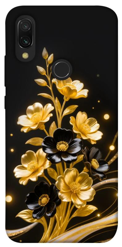 Чохол itsPrint Golden shine для Xiaomi Redmi 7, квіти, купити оптом з доставкою