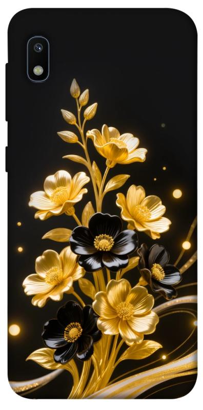 Чехол itsPrint Golden shine для Samsung Galaxy A10 (A105F), цветы, купить оптом с доставкой