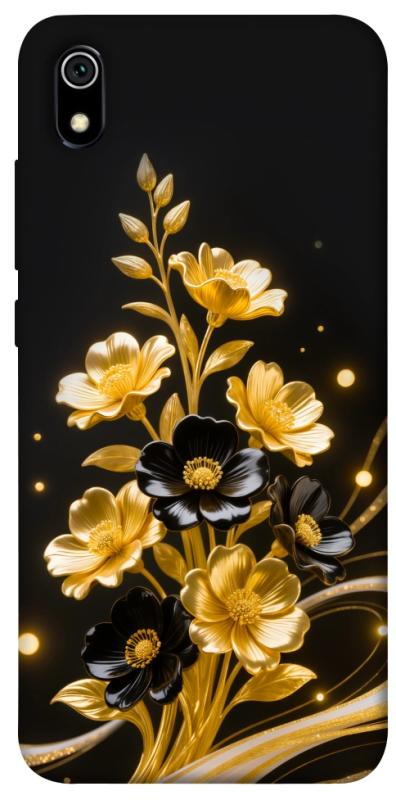 Чехол itsPrint Golden shine для Xiaomi Redmi 7A, цветы, купить оптом с доставкой