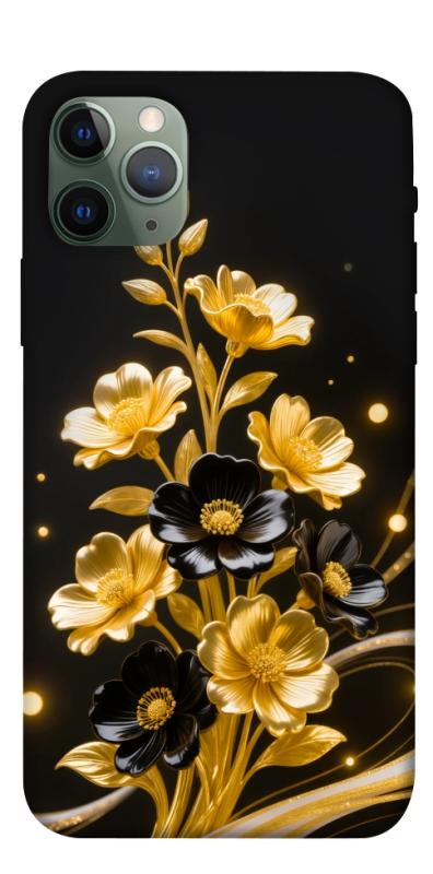 Чехол itsPrint Golden shine для Apple iPhone 11 Pro (5.8"), цветы, купить оптом с доставкой