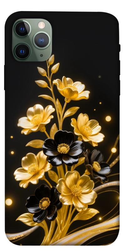 Чехол itsPrint Golden shine для Apple iPhone 11 Pro Max (6.5"), цветы, купить оптом с доставкой