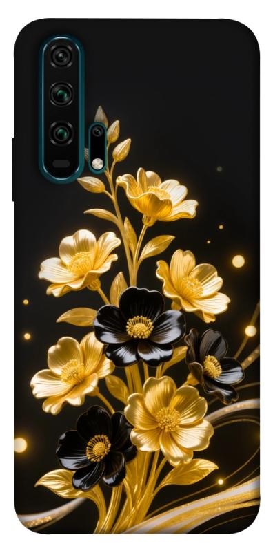 Чехол itsPrint Golden shine для Huawei Honor 20 Pro, цветы, купить оптом с доставкой