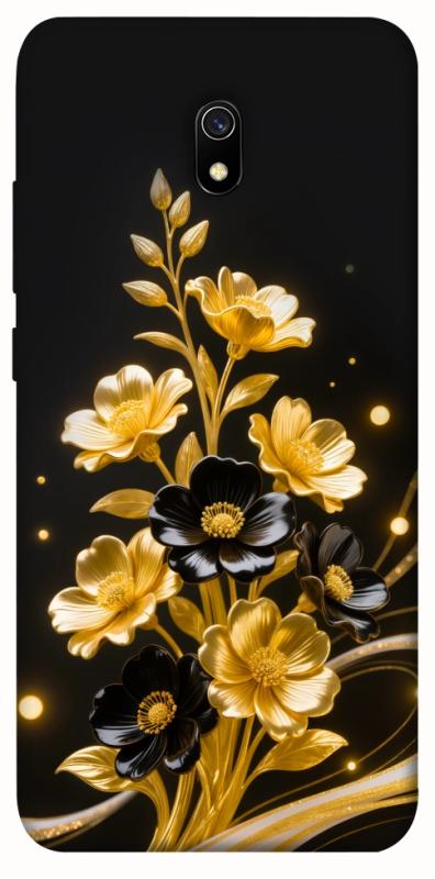 Чехол itsPrint Golden shine для Xiaomi Redmi 8a, цветы, купить оптом с доставкой