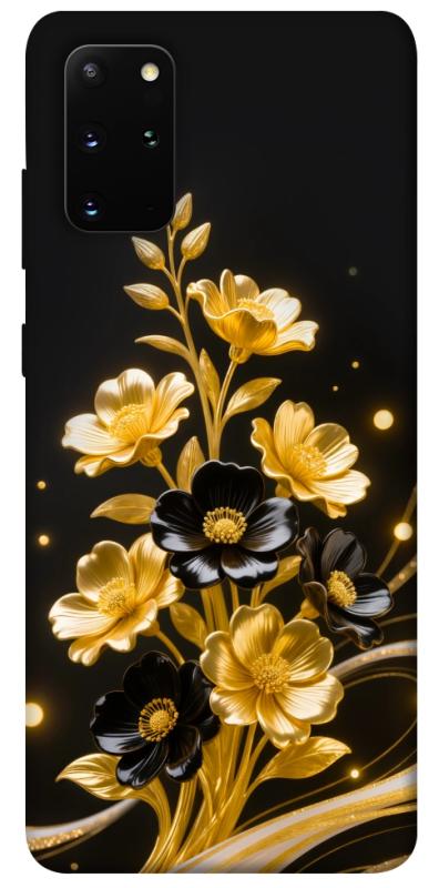 Чехол itsPrint Golden shine для Samsung Galaxy S20+, цветы, купить оптом с доставкой