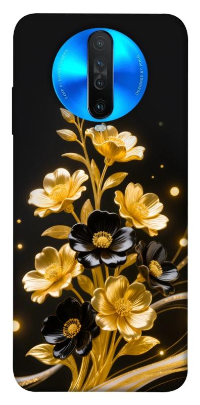Чехол itsPrint Golden shine для Xiaomi Redmi K30, цветы, купить оптом с доставкой