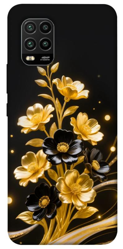 Чехол itsPrint Golden shine для Xiaomi Mi 10 Lite, цветы, купить оптом с доставкой