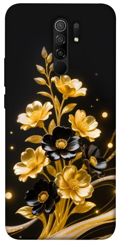 Чехол itsPrint Golden shine для Xiaomi Redmi 9, цветы, купить оптом с доставкой