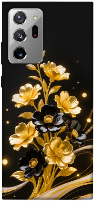 Чехол itsPrint Golden shine для Samsung Galaxy Note 20 Ultra, цветы, купить оптом с доставкой