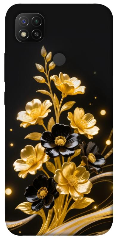 Чехол itsPrint Golden shine для Xiaomi Redmi 9C, цветы, купить оптом с доставкой