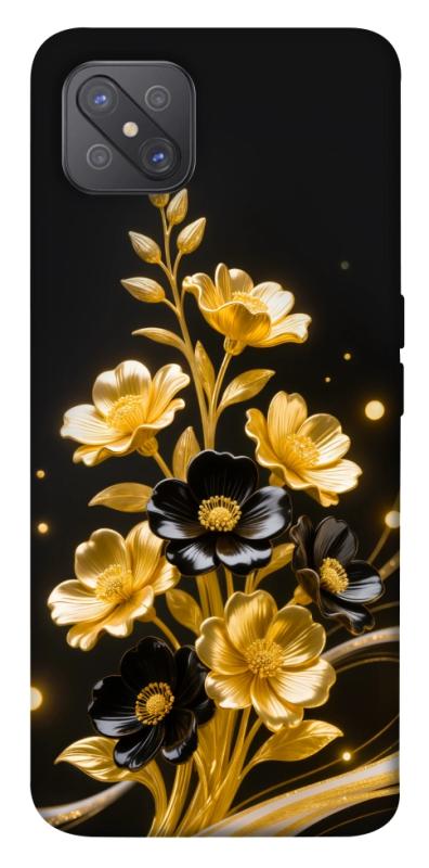 Чехол itsPrint Golden shine для Oppo A92s, цветы, купить оптом с доставкой