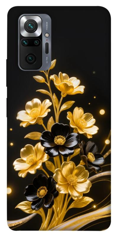 Чехол itsPrint Golden shine для Xiaomi Redmi Note 10 Pro, цветы, купить оптом с доставкой