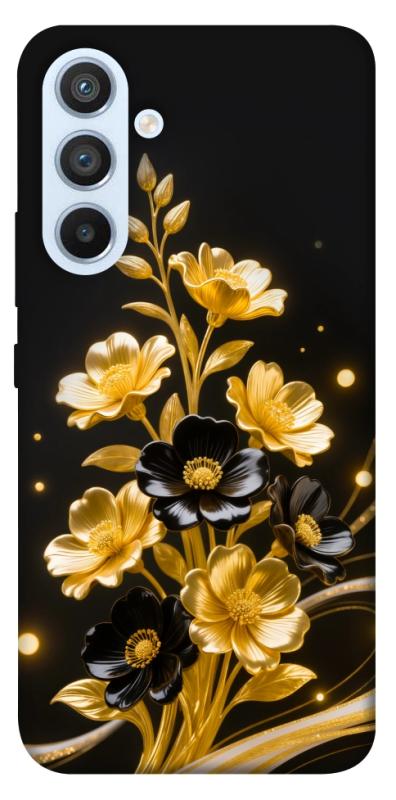 Чохол itsPrint Golden shine для Samsung Galaxy A54 5G, квіти, купити оптом з доставкою
