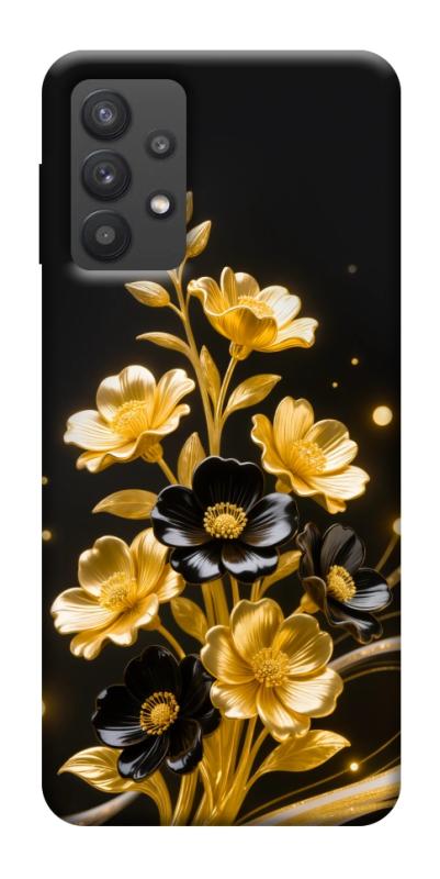 Чехол itsPrint Golden shine для Samsung Galaxy A32 (A326B) 5G, цветы, купить оптом с доставкой