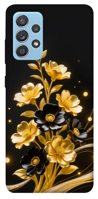 Чехол itsPrint Golden shine для Samsung Galaxy A52 4G / A52 5G, цветы, купить оптом с доставкой