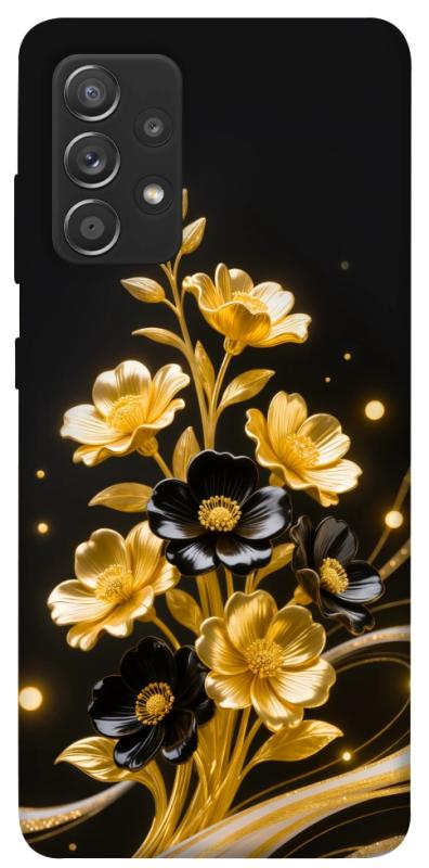 Чехол itsPrint Golden shine для Samsung Galaxy A72 4G / A72 5G, цветы, купить оптом с доставкой