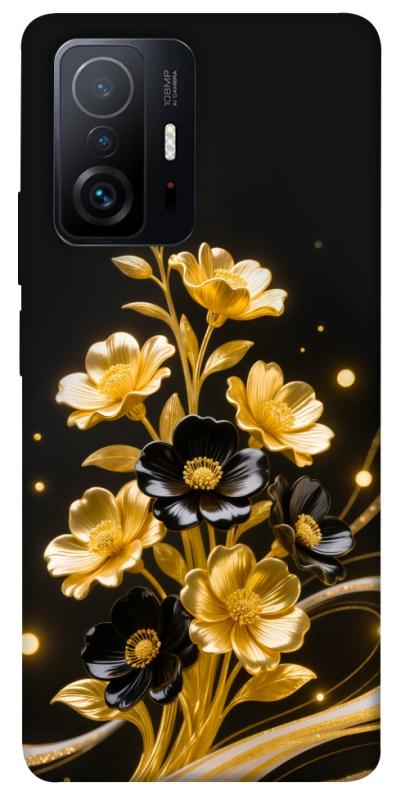 Чехол itsPrint Golden shine для Xiaomi 11T / 11T Pro, цветы, купить оптом с доставкой