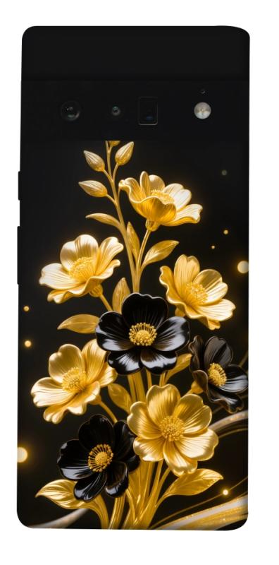Чехол itsPrint Golden shine для Google Pixel 6 Pro, цветы, купить оптом с доставкой